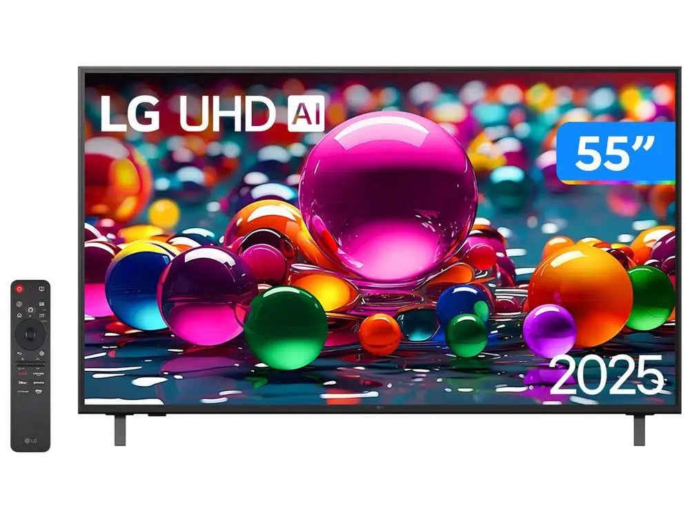 Smart TV 55 "LG 4K Ultra HD 55UA8550PSA webOS 25 AI 4K Gen8 Processor with Alexa 3 HDMI