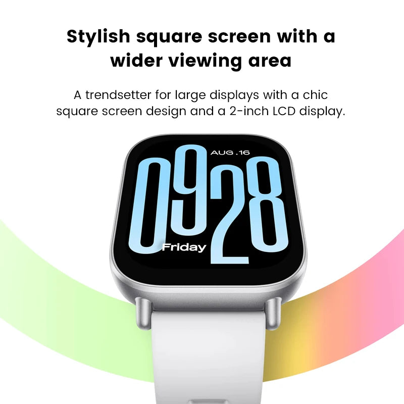 New Global Version Xiaomi Redmi Watch 5 Active Bluetooth call up to 18 days of battery life 2''display 140+ work modes 5ATM