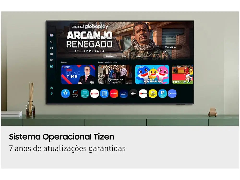 Smart TV 70 Samsung UHD 4K Crystal U8500F UN70U8500FGXZD Tizen 2025