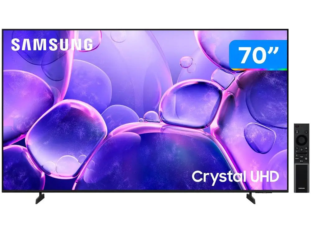 Smart TV 70 Samsung UHD 4K Crystal U8500F UN70U8500FGXZD Tizen 2025