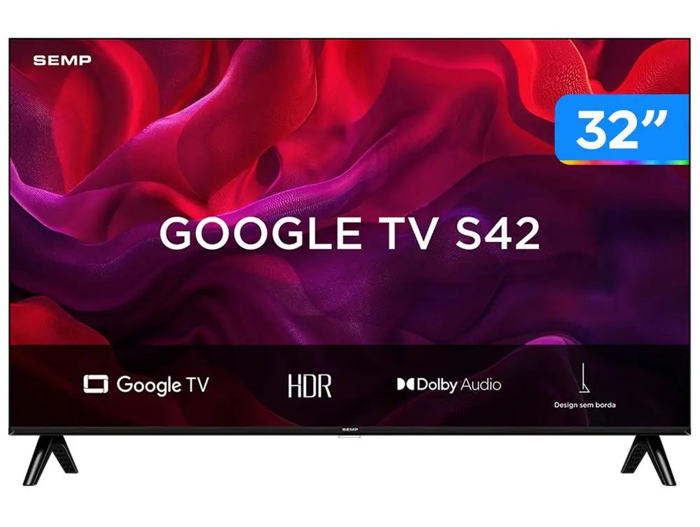 Smart TV 32 "TCL HD LED 32S42 Google TV 2 HDMI