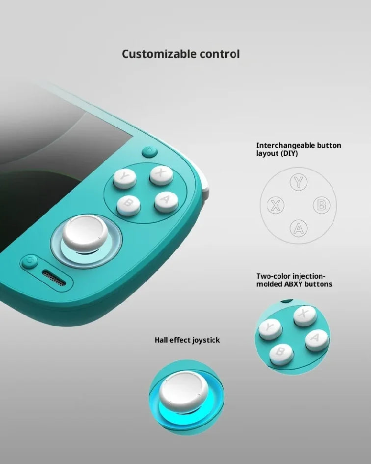 Retroid Pocket G2 Handheld Game Console RP G2 Android 15 5.5 Inch 1080P AMOLED Screen 5000mAh Hall-Effect Joystick PSP PS2 Gift