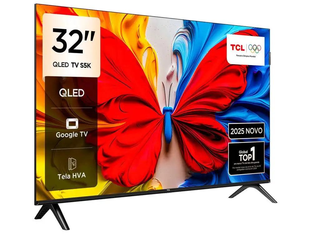 Smart TV 32 "TCL Full HD QLED 35S5K Google TV 2 HDMI