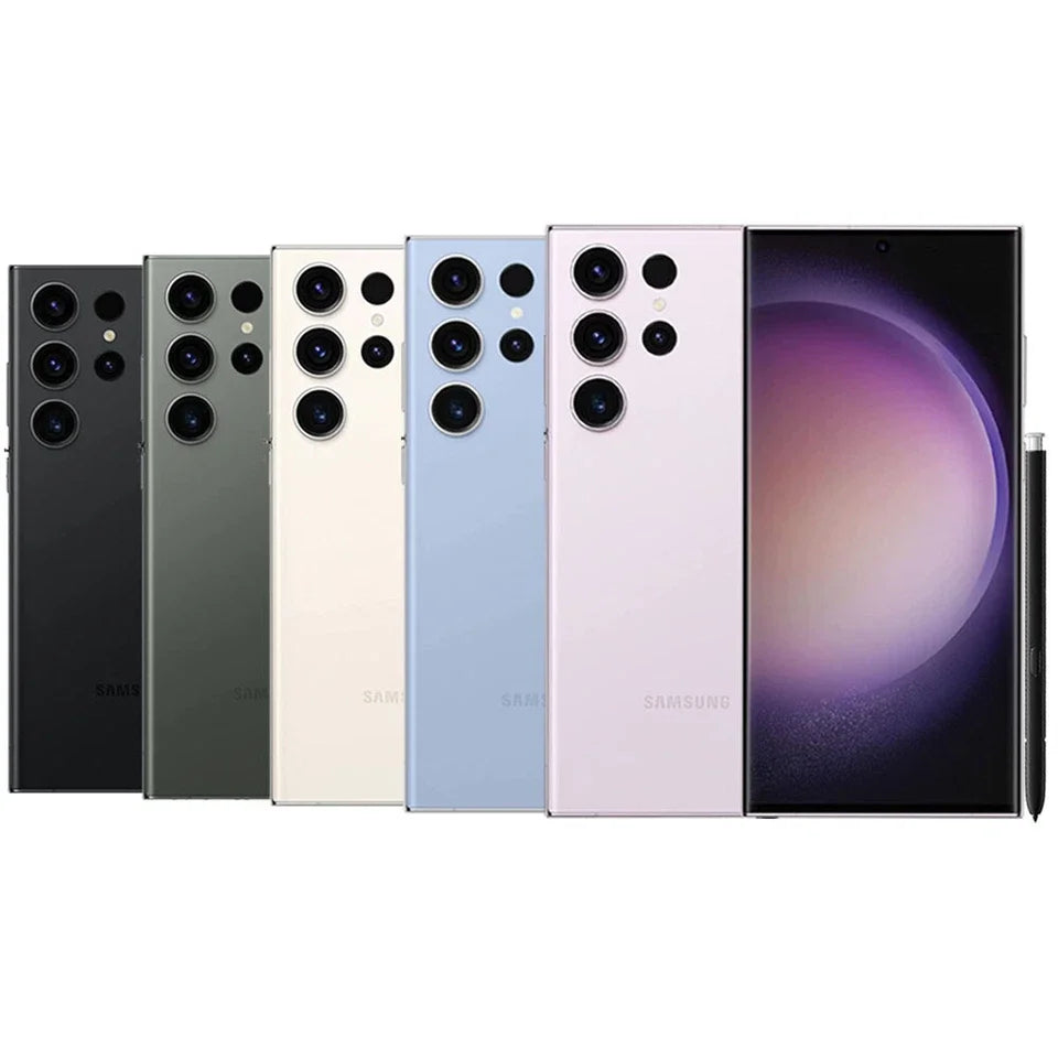 C Samsung Galaxy S23 Ultra 5G S918U US Version 256GB/512GB/1TB ROM Virtually New Unlocked Android Smart Phone